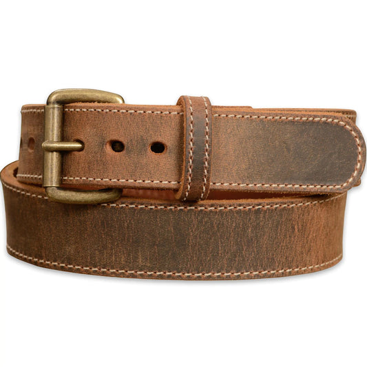 Title: Bullhide Belts Mens Leather Steel Core Belt 1.50" Wide Rustic Brown 38”